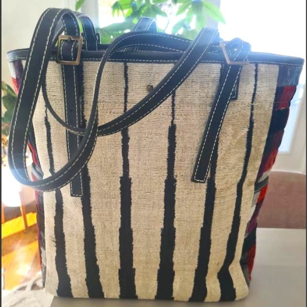 Zen Garage Tote Bag Silk Velvet Yoga Vintage Revival $189 Y2K Vibes